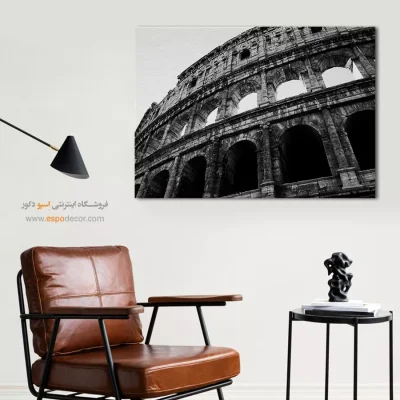 تابلو هنری سیاه و سفید شیک دکور منزل