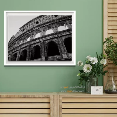 تابلو هنری سیاه و سفید شیک دکور منزل