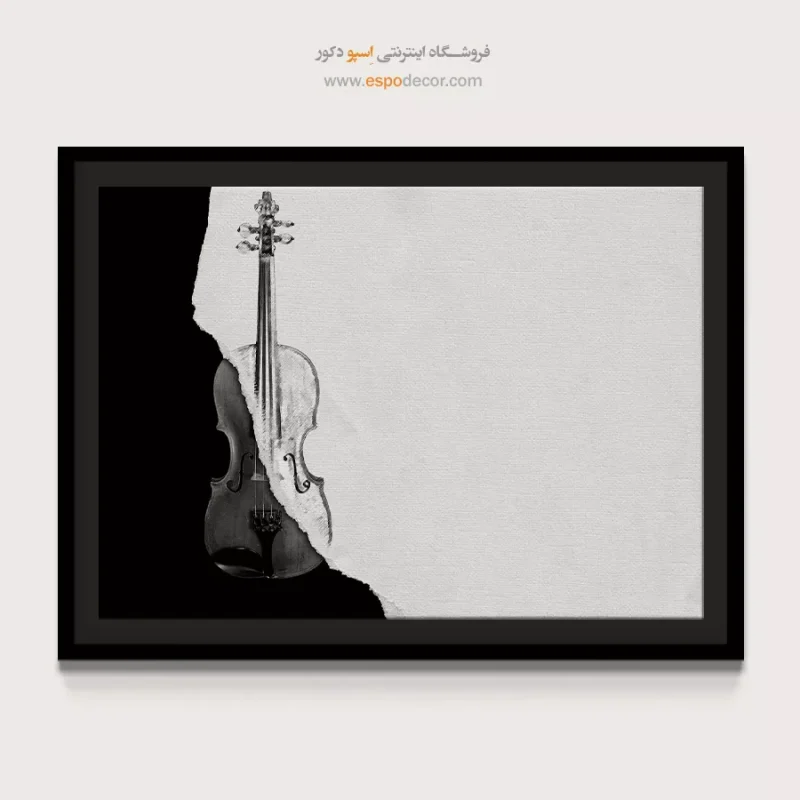 خرید تابلو سیاه و سفید مخصوص پذیرایی