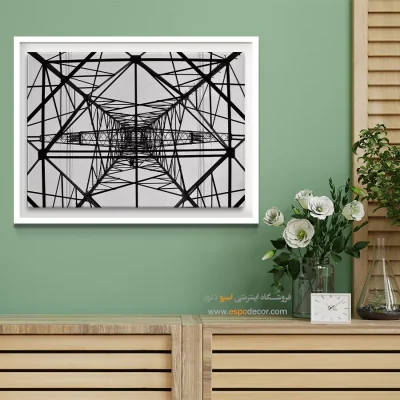 تابلو مدرن سیاه و سفید آنلاین