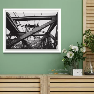 انواع تابلو اتاق خواب سیاه و سفید مخصوص پذیرایی