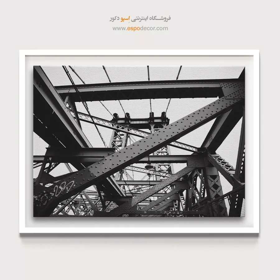 انواع تابلو اتاق خواب سیاه و سفید مخصوص پذیرایی