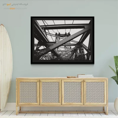 انواع تابلو اتاق خواب سیاه و سفید مخصوص پذیرایی