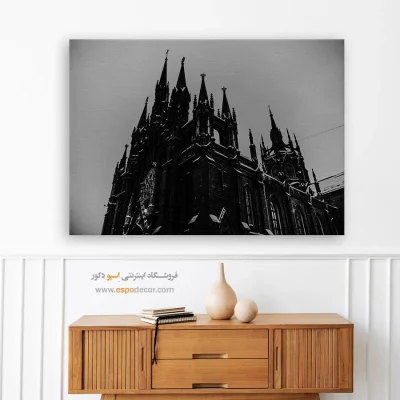 تابلو چاپی سیاه و سفید برای اتاق