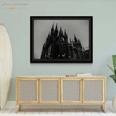 تابلو چاپی سیاه و سفید برای اتاق