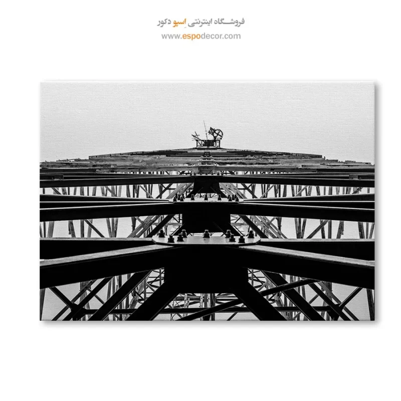 تابلو هنری سیاه و سفید مخصوص پذیرایی برای اتاق خواب