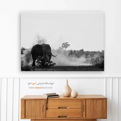 مدل جدید تابلو اتاق خواب سیاه و سفید هدیه