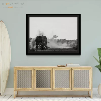 مدل جدید تابلو اتاق خواب سیاه و سفید هدیه