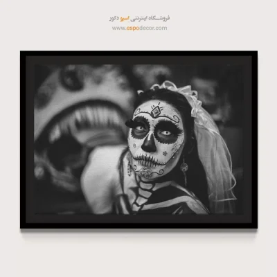 تابلو هنری سیاه و سفید برای اتاق مناسب هدیه