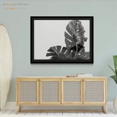 بهترین خرید تابلو سیاه و سفید مدرن - استوایی – تابلو سیاه و سفید - اسپو دکور