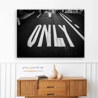 تابلو دیواری سیاه و سفید لوکس مناسب هدیه