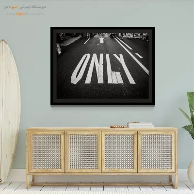 تابلو دیواری سیاه و سفید لوکس مناسب هدیه