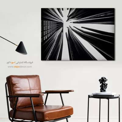 تابلو چاپی سیاه و سفید هدیه