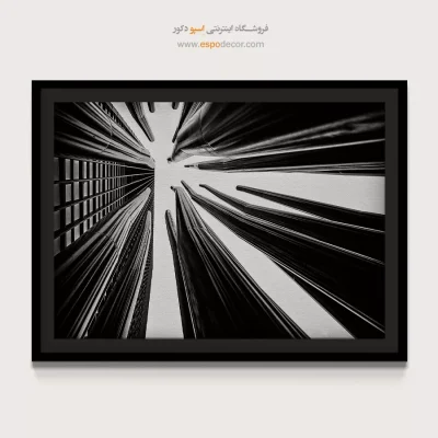 تابلو چاپی سیاه و سفید هدیه