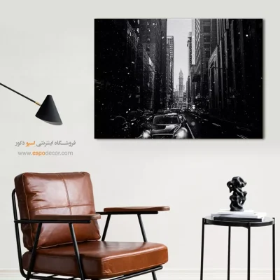 بهترین تابلو سیاه و سفید برای دکور - برج ساعت  – تابلو سیاه و سفید - اسپو دکور