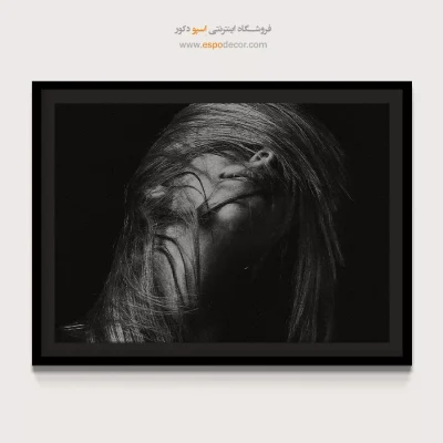 طرح خاص تابلو فانتزی سیاه و سفید دکوراسیون
