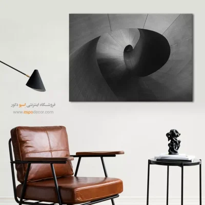 تابلو چاپی سیاه و سفید مدرن