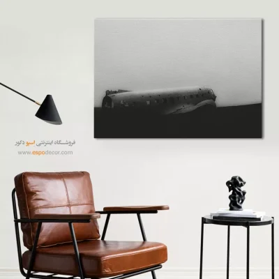 تابلو بوم تابلو اتاق خواب سیاه و سفید جدید