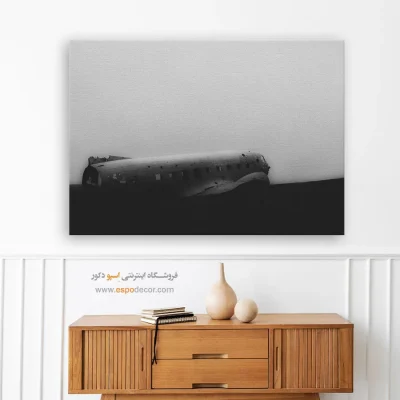 تابلو بوم تابلو اتاق خواب سیاه و سفید جدید