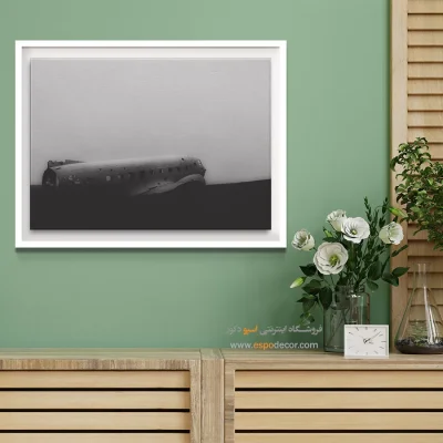 تابلو بوم تابلو اتاق خواب سیاه و سفید جدید