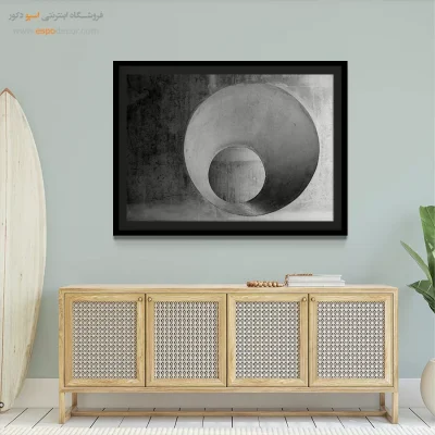 تابلو چاپی سیاه و سفید مدرن خاص و متفاوت