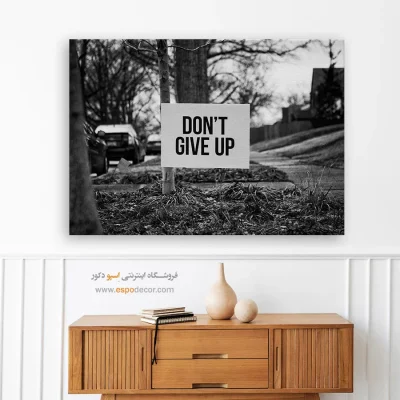 تابلو فانتزی سیاه و سفید دکوراسیون شیک و زیبا