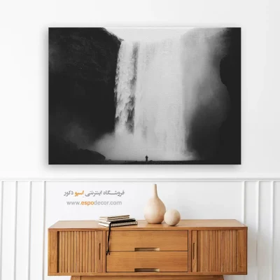 دکوراسیون پذیرایی - عظمت – تابلو سیاه و سفید - اسپو دکور