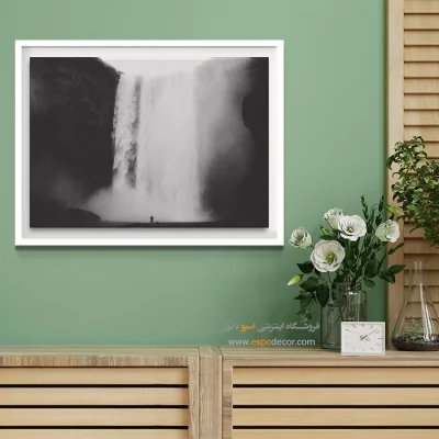 دکوراسیون پذیرایی - عظمت – تابلو سیاه و سفید - اسپو دکور