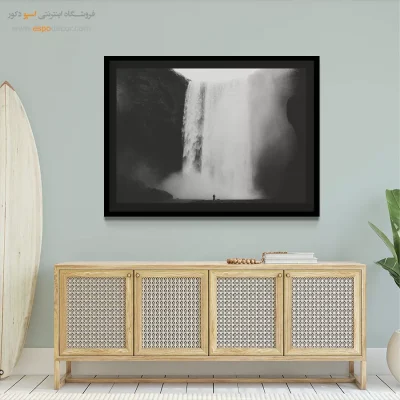 دکوراسیون پذیرایی - عظمت – تابلو سیاه و سفید - اسپو دکور