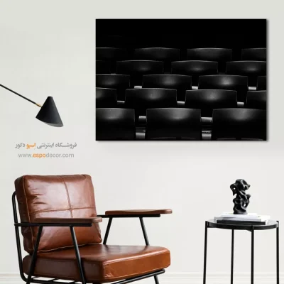 تابلو سینمایی - اکران خصوصی – تابلو سیاه و سفید - اسپو دکور