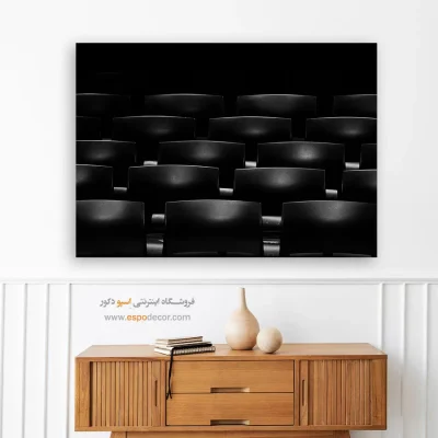 تابلو سینمایی - اکران خصوصی – تابلو سیاه و سفید - اسپو دکور