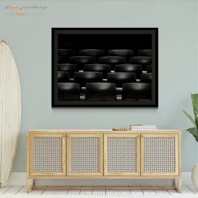 تابلو سینمایی - اکران خصوصی – تابلو سیاه و سفید - اسپو دکور