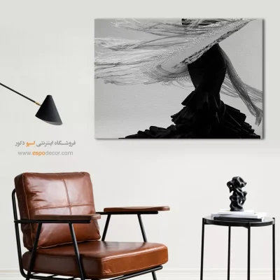 تابلو دیواری سیاه و سفید جدید