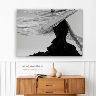 تابلو دیواری سیاه و سفید جدید