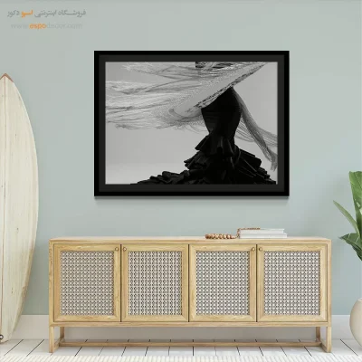 تابلو دیواری سیاه و سفید جدید