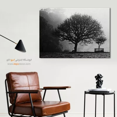 خرید تابلو هنری سیاه و سفید ارزان
