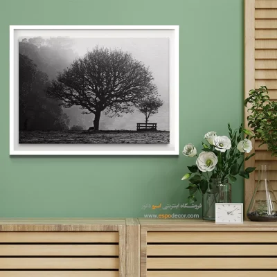 خرید تابلو هنری سیاه و سفید ارزان