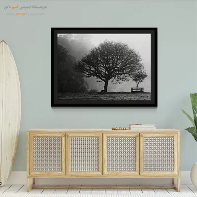 خرید تابلو هنری سیاه و سفید ارزان