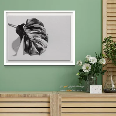 تابلو مدرن - انجیری – تابلو سیاه و سفید - اسپو دکور
