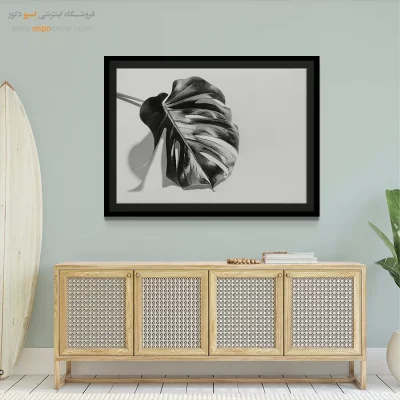 تابلو مدرن - انجیری – تابلو سیاه و سفید - اسپو دکور