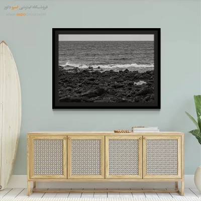 خرید تابلو فانتزی سیاه و سفید مخصوص پذیرایی