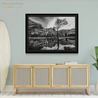 پارک ملی یوسمیتی – تابلو سیاه و سفید - تابلو پارک ملی یوسمیتی - اسپو دکور