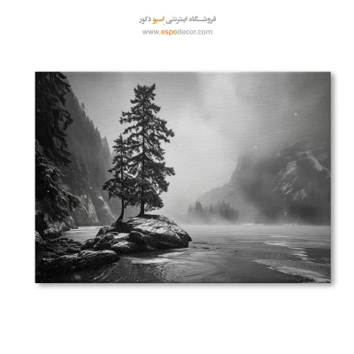 خرید تابلو دیواری سیاه و سفید مخصوص پذیرایی