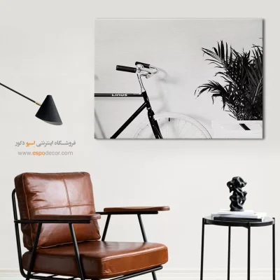 صبح شهری – تابلو سیاه و سفید - تابلو بوهو (Boho) - اسپو دکور