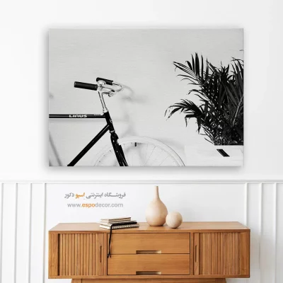 صبح شهری – تابلو سیاه و سفید - تابلو بوهو (Boho) - اسپو دکور