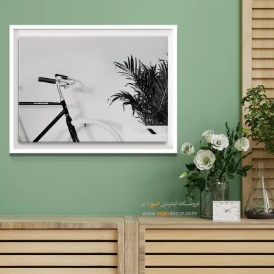 صبح شهری – تابلو سیاه و سفید - تابلو بوهو (Boho) - اسپو دکور