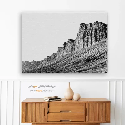 خرید تابلو بوم سیاه و سفید برای اتاق خاص و متفاوت