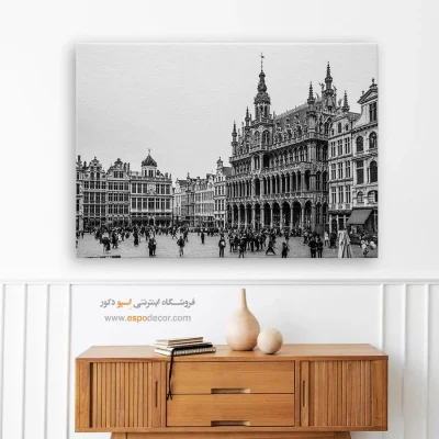خرید تابلو چاپی سیاه و سفید لوکس