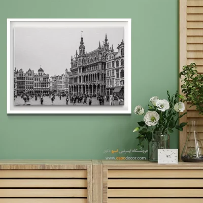 خرید تابلو چاپی سیاه و سفید لوکس