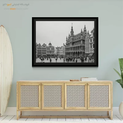 خرید تابلو چاپی سیاه و سفید لوکس